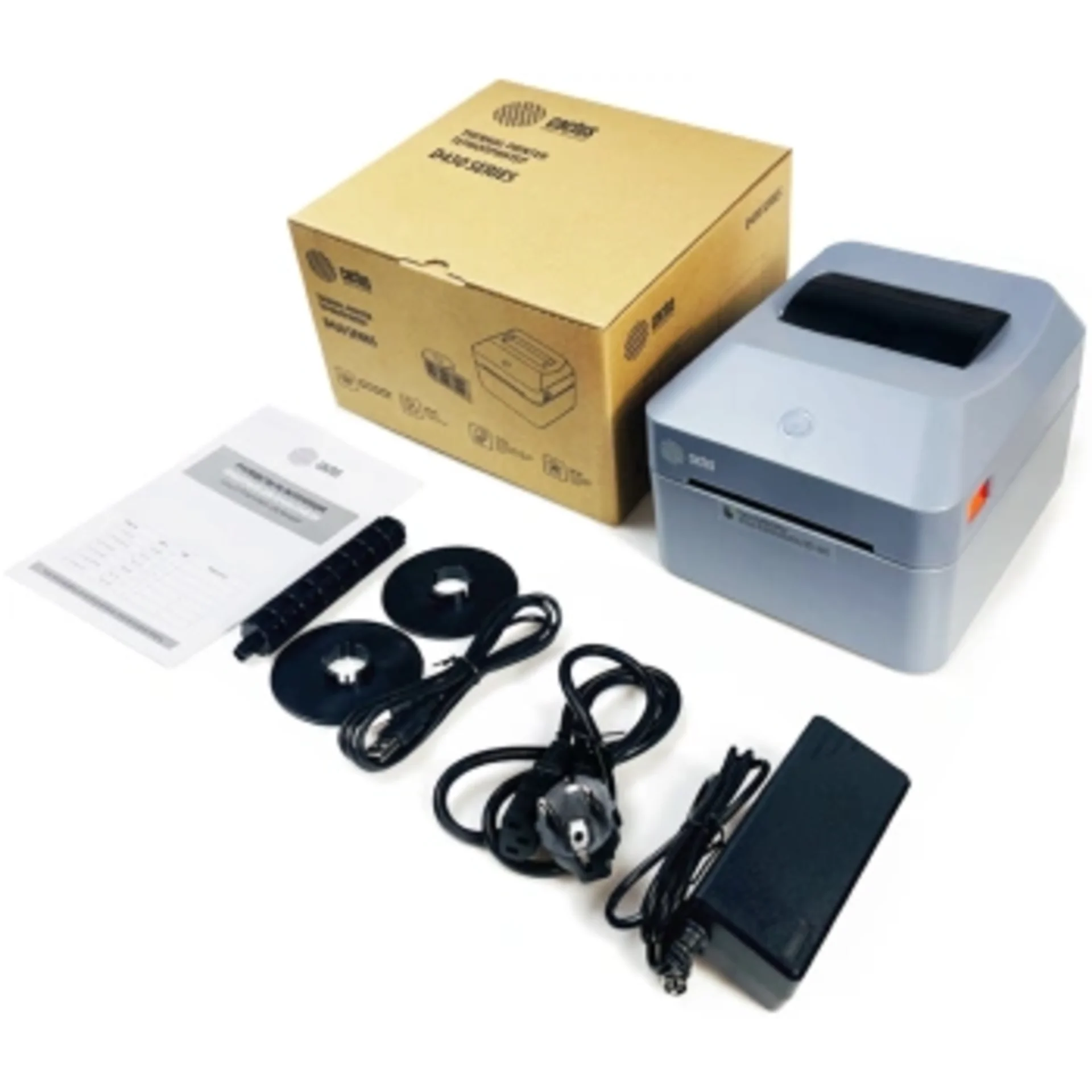 Термопринтер Cactus CS-TP-D430U 203dpi 160мм/с/USB для печ.этик. черный