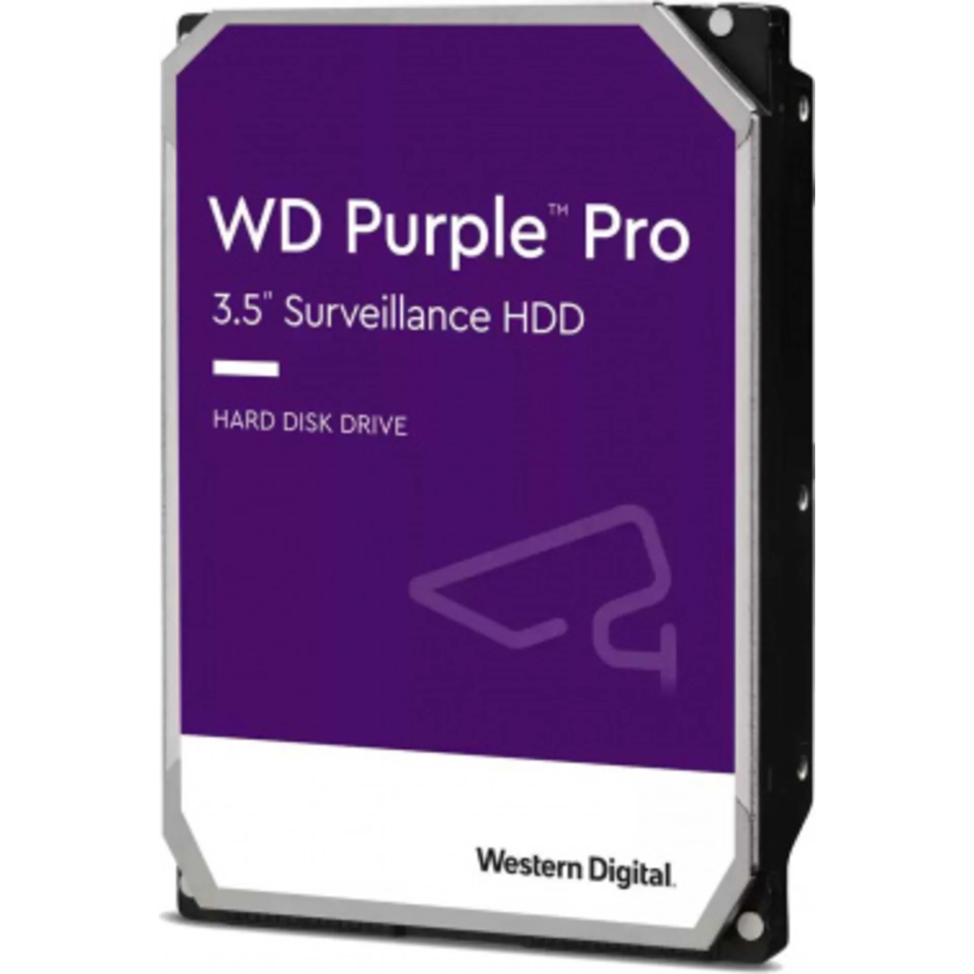 Диск HDD Western Digital - Purple Pro, для систем видеонаблюдения, SATA, 6 Гб/с, 3.5", 10 ТБ, 7200 rpm, 256MB, WD101PURP