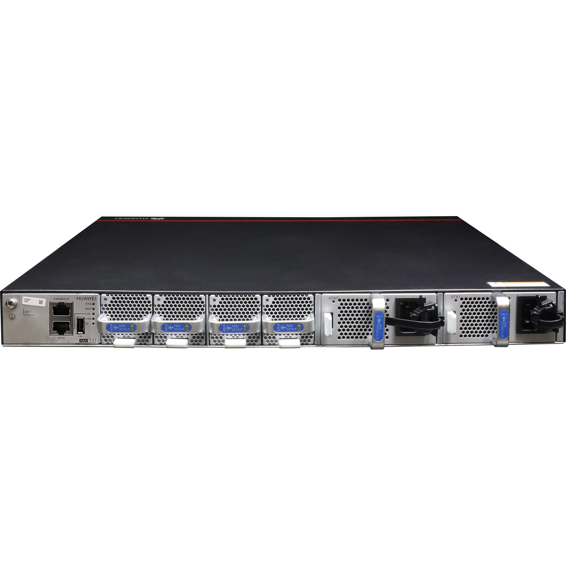 Коммутатор Huawei CE6865E-48S8CQ-F, направление охлаждения Port-side Exhaust, с 2-мя оптическими модулями QSFP-100G-SWDM4 в комплекте