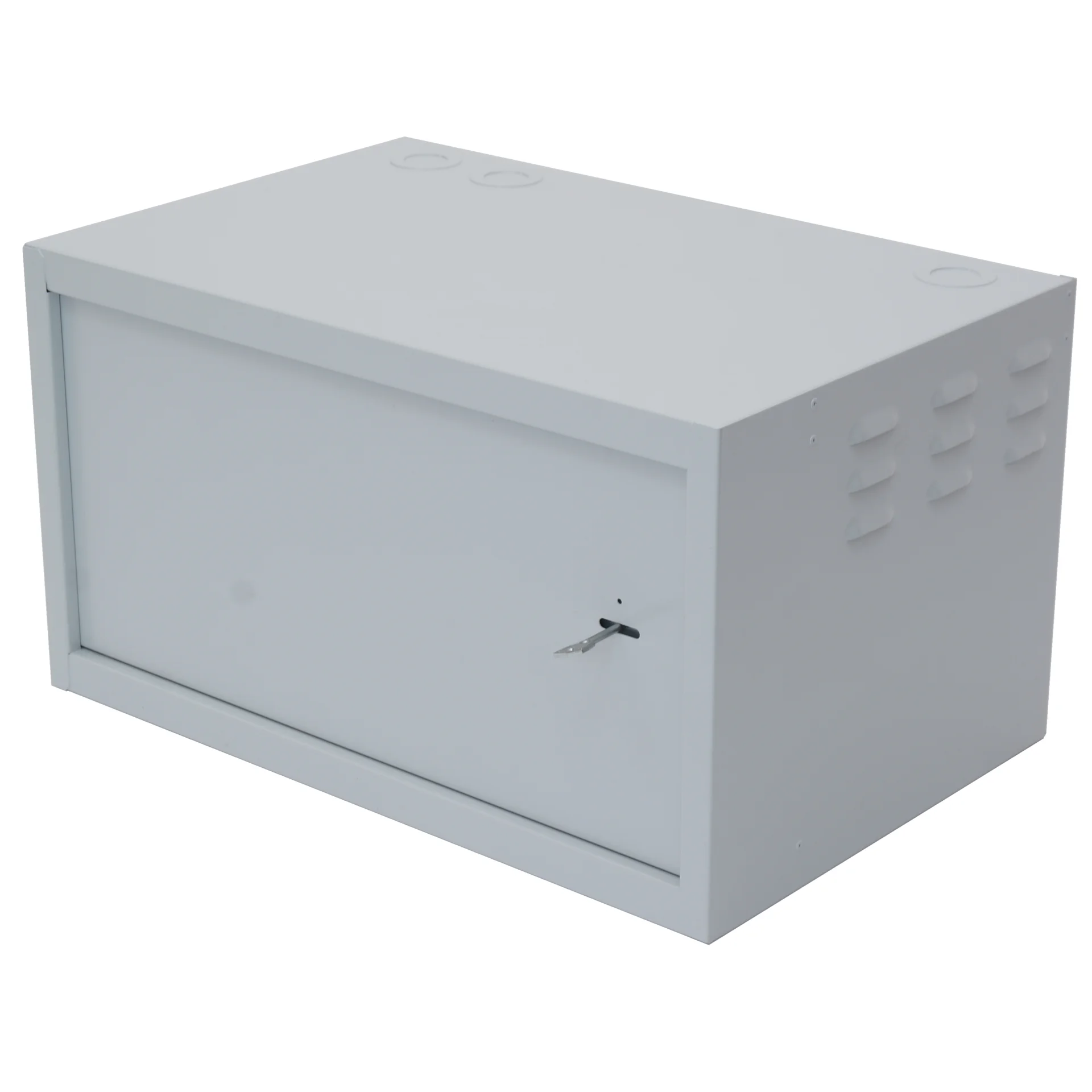 Шкаф телекоммуникационный настенный 6U 577x377мм, серый, SNR Great SNR-VPC-Great6-T-2-7035
