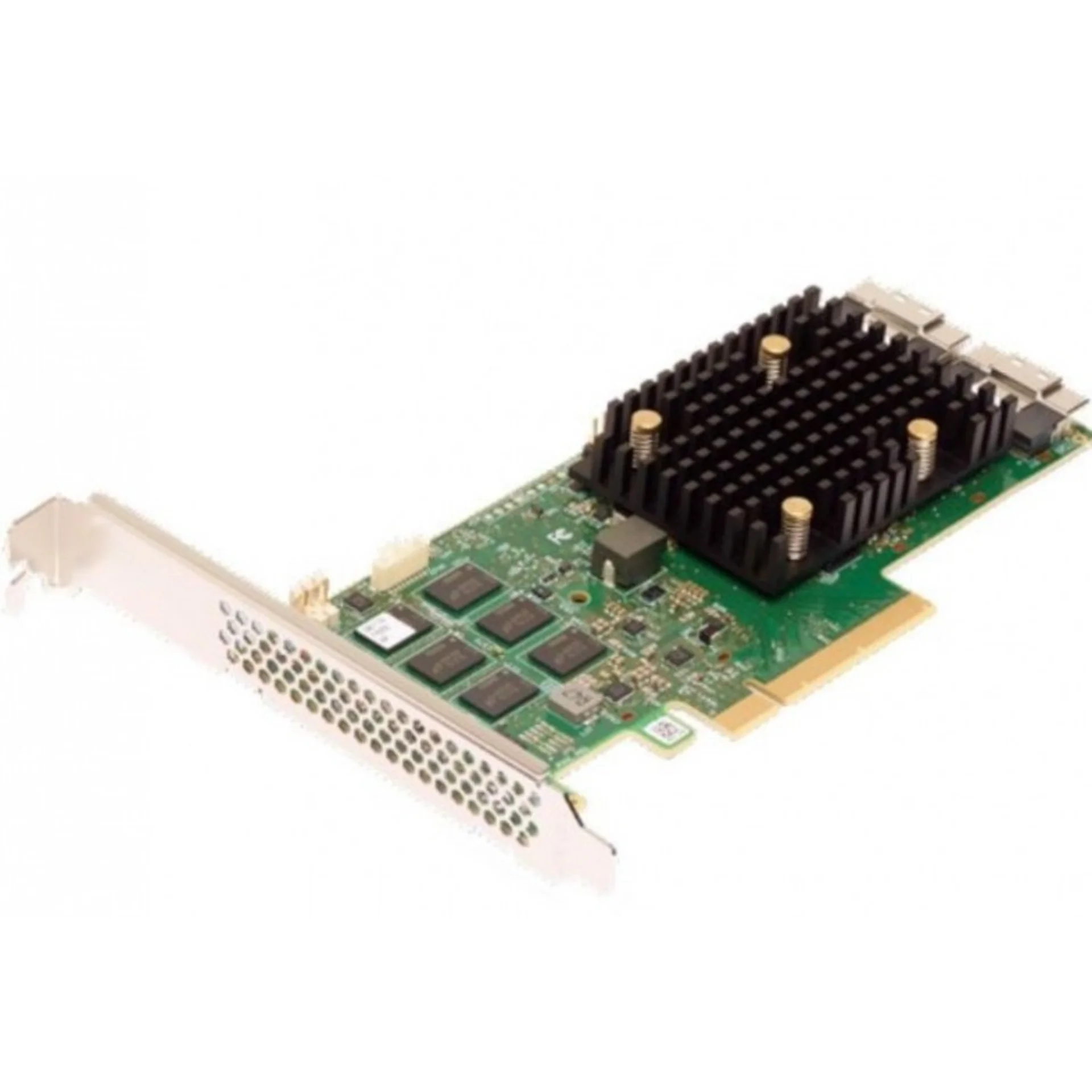 Broadcom 05-50077-03 Контроллер SAS LSI 9500-8i SGL 05-50077-03 PCIe v4 x8 LP, Tri-Mode SAS/SATA/NVMe 12G HBA, 8port(1*int SFF8654), 3808 IOC, RTL {5}