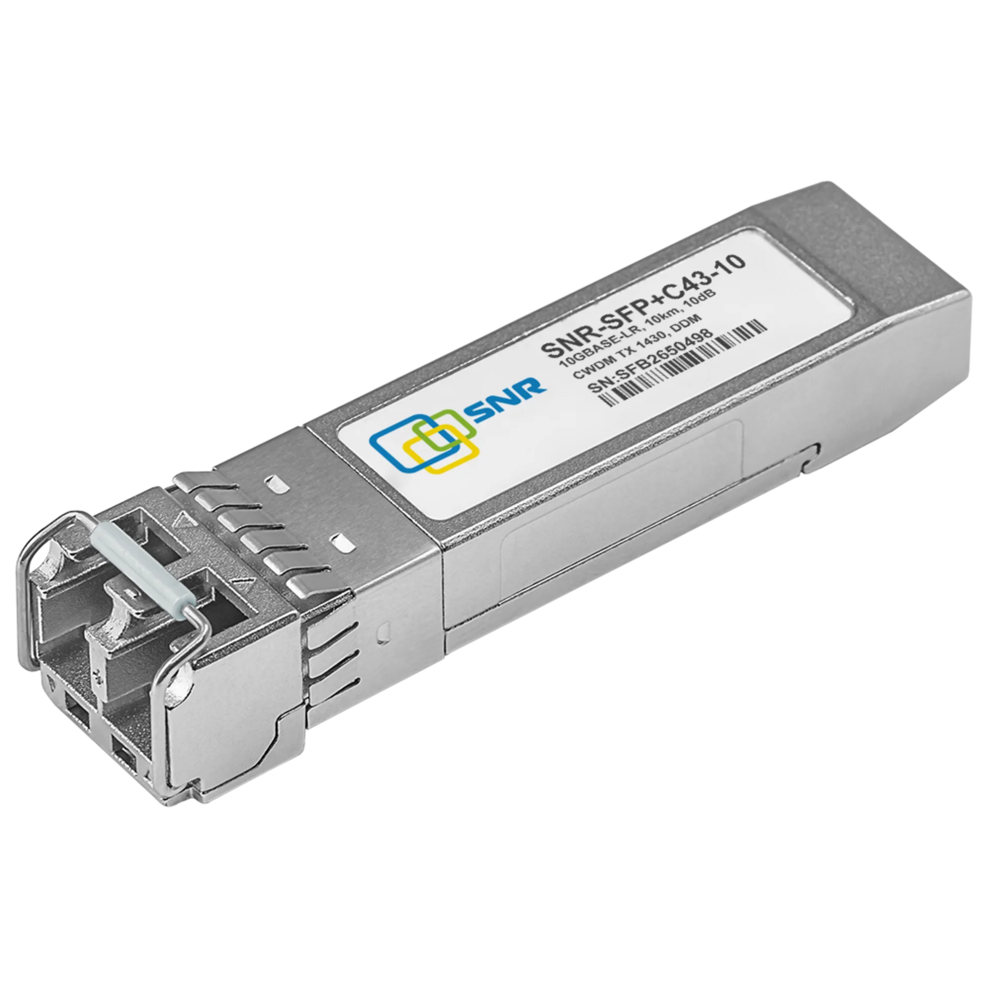 SNR SNR-SFP+C43-10 Модуль SFP+ CWDM оптический, дальность до 10км (10dB), 1430нм
