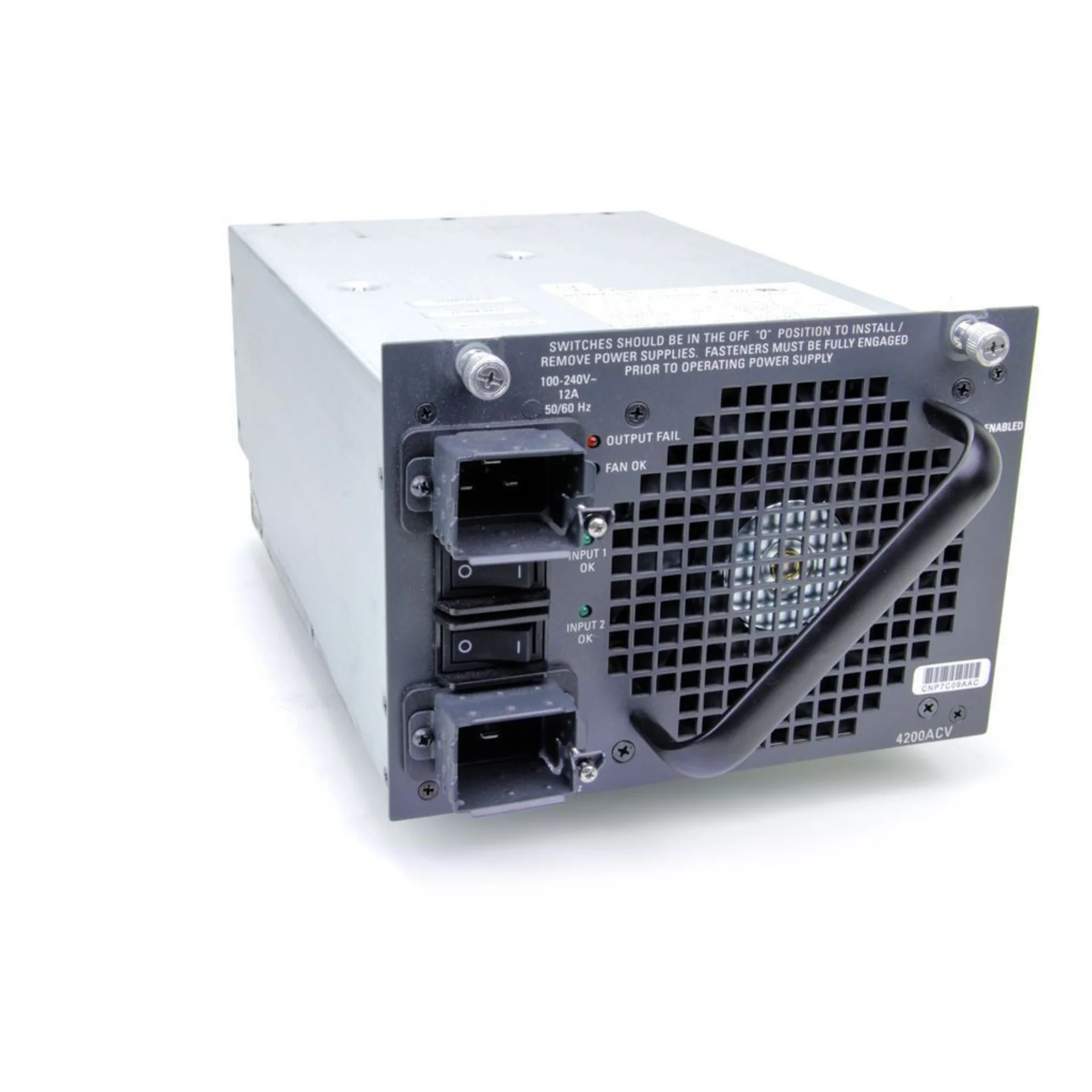 PWR-C45-4200ACV Catalyst 4500 4200W AC dual input Power Supply (Data + PoE)