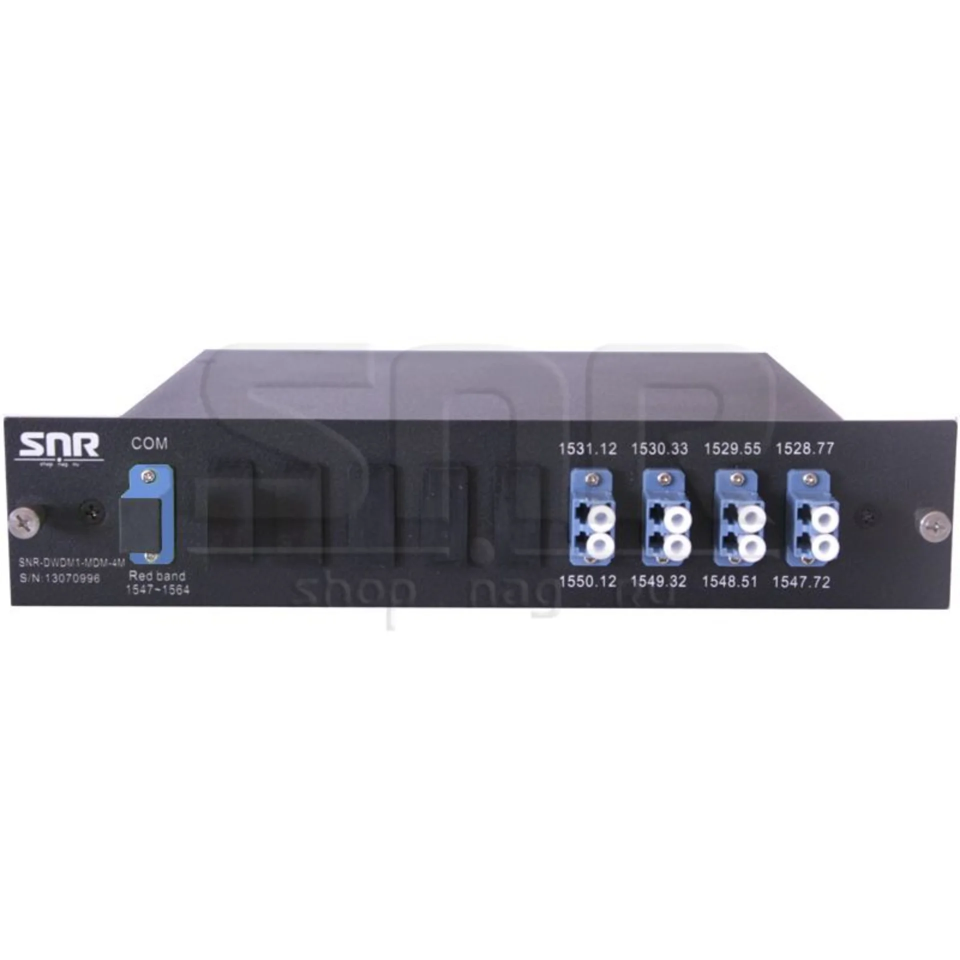 Мультиплексор DWDM одноволоконный 4-канальный в 1/2-слоте