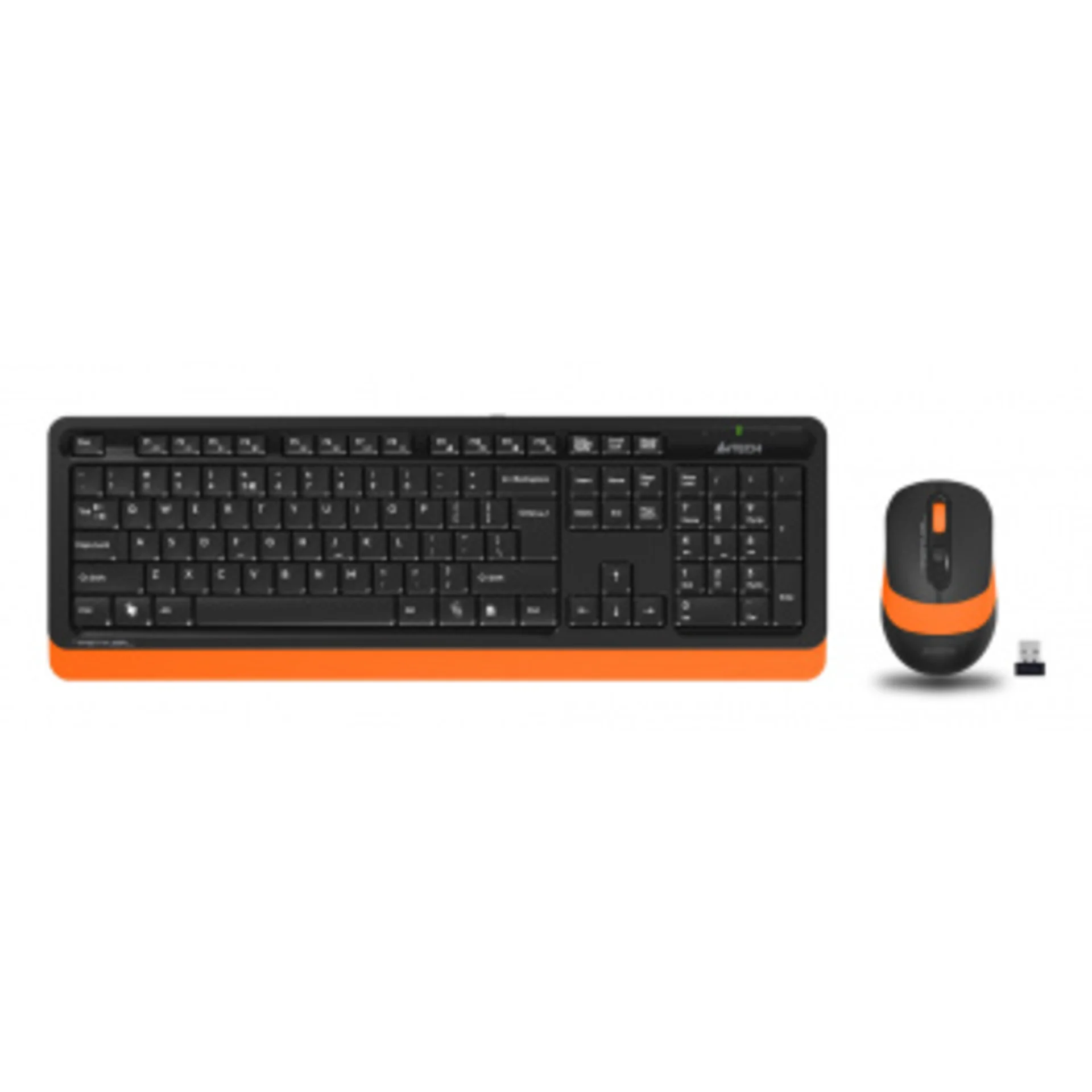 Клавиатура + мышь A4Tech Fstyler FG1010 клав:черный/оранжевый мышь:черный/оранжевый USB беспроводная Multimedia (FG1010 ORANGE)