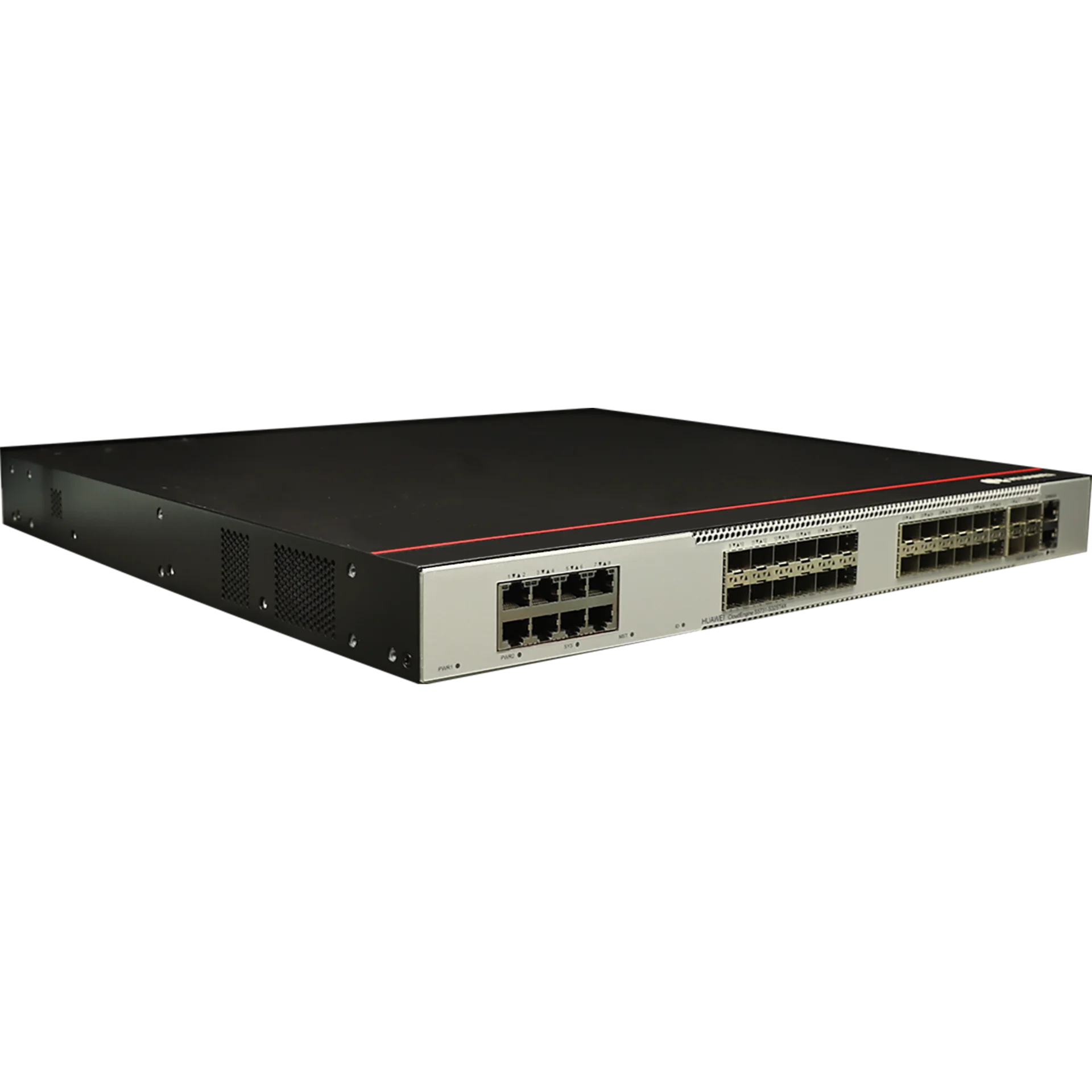 Huawei CloudEngine S5731-S32ST4X, 24 порта GE SFP, 8*10/100/1000 Base-T и 4*SFP+ 10 Гбит/с, без блоков питания