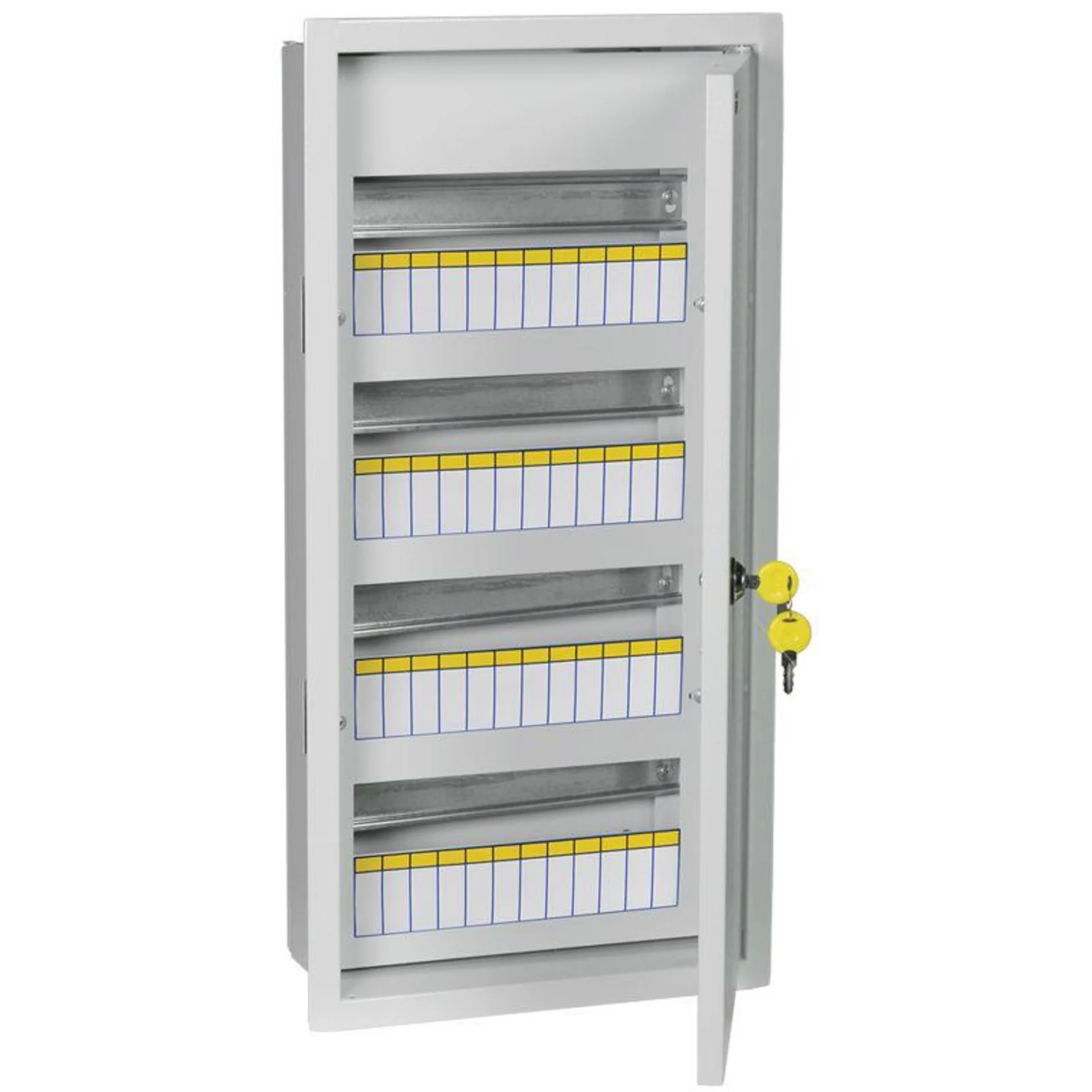 Schneider Electric MKM14-V-48-30-T Щит распределительный встраиваемый ЩРв-48з-3 36 металлический, с  замком,  УХЛ3
