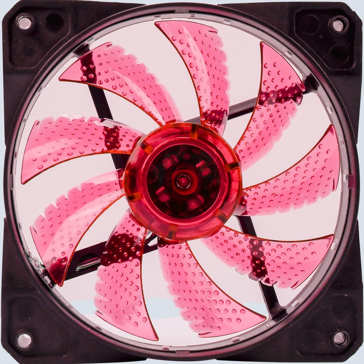 Вентилятор Digma DFAN-LED-RED RGB 120мм черный 3-pin 4-pin (Molex)Ret