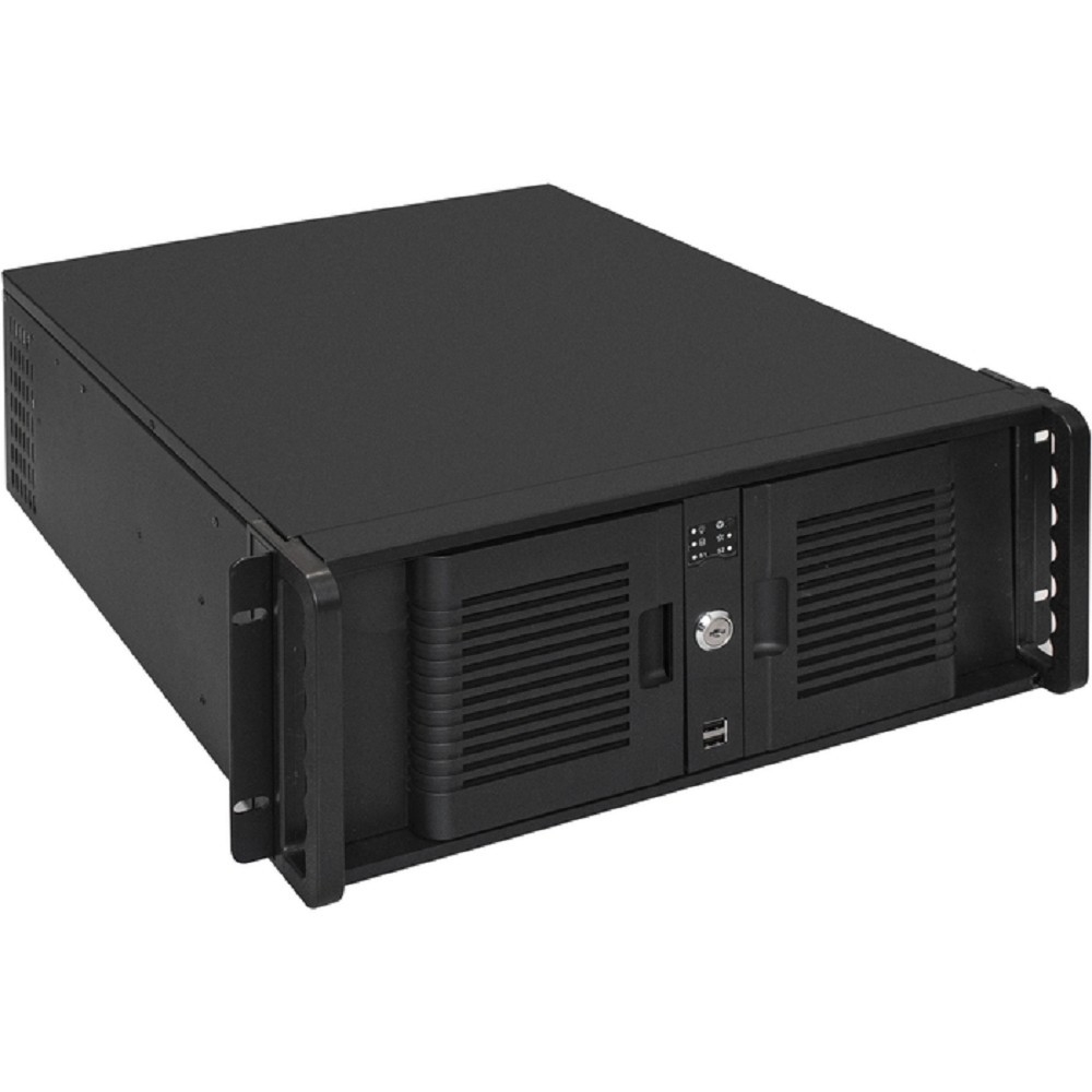 Exegate EX300095RUS Серверный корпус ExeGate Pro 4U480-15/4U4132 <RM 19", высота 4U, глубина 480, БП 1200PAS, USB>