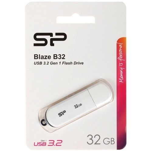 Silicon Power Blaze B32 (SP032GBUF3B32V1W) USB3.2 Flash Drive  32Gb (RTL)