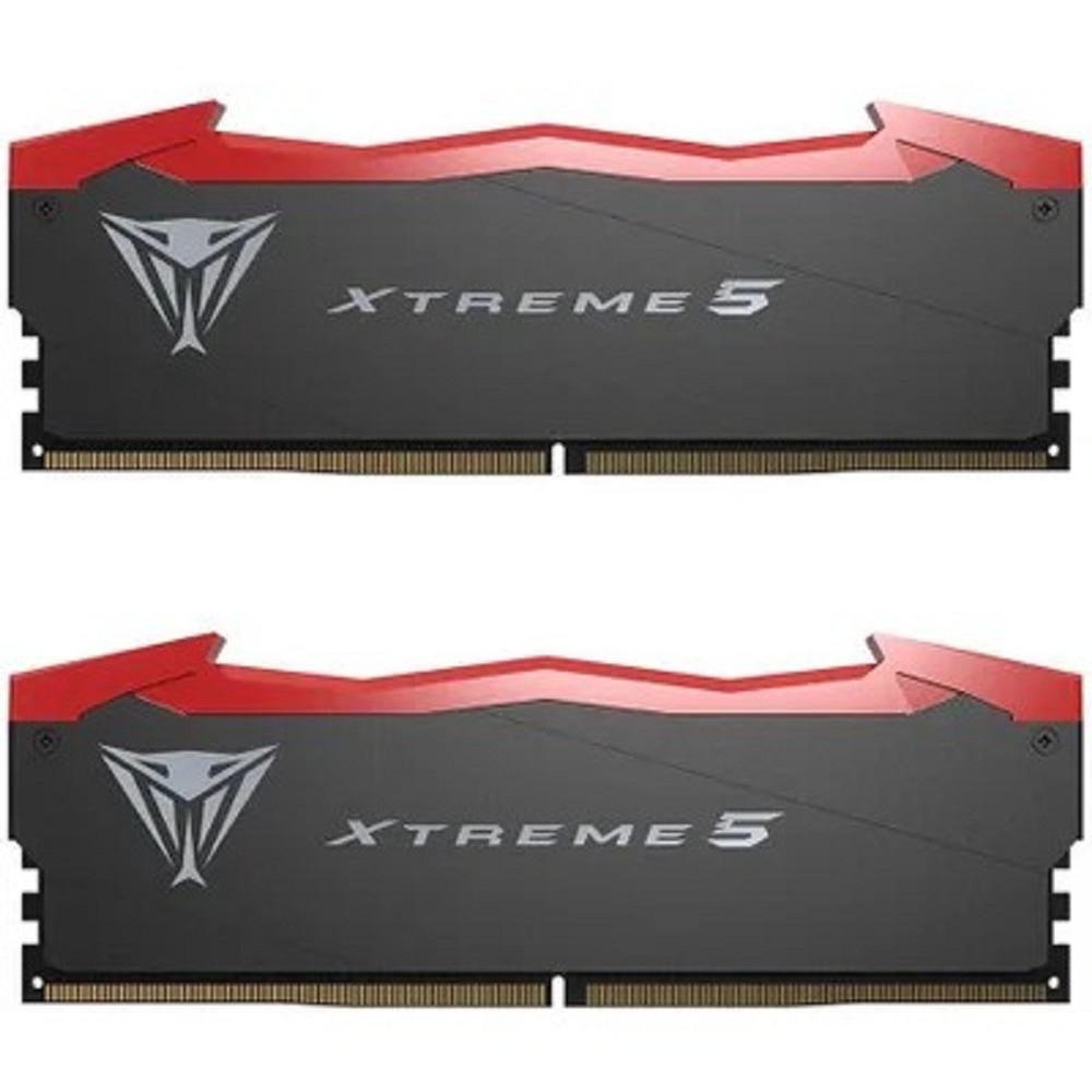 Оперативная память для компьютера 32Gb (2x16Gb) PC5-60800 7600MHz DDR5 DIMM CL36 Patriot Viper Xtreme 5 PVX532G76C36K