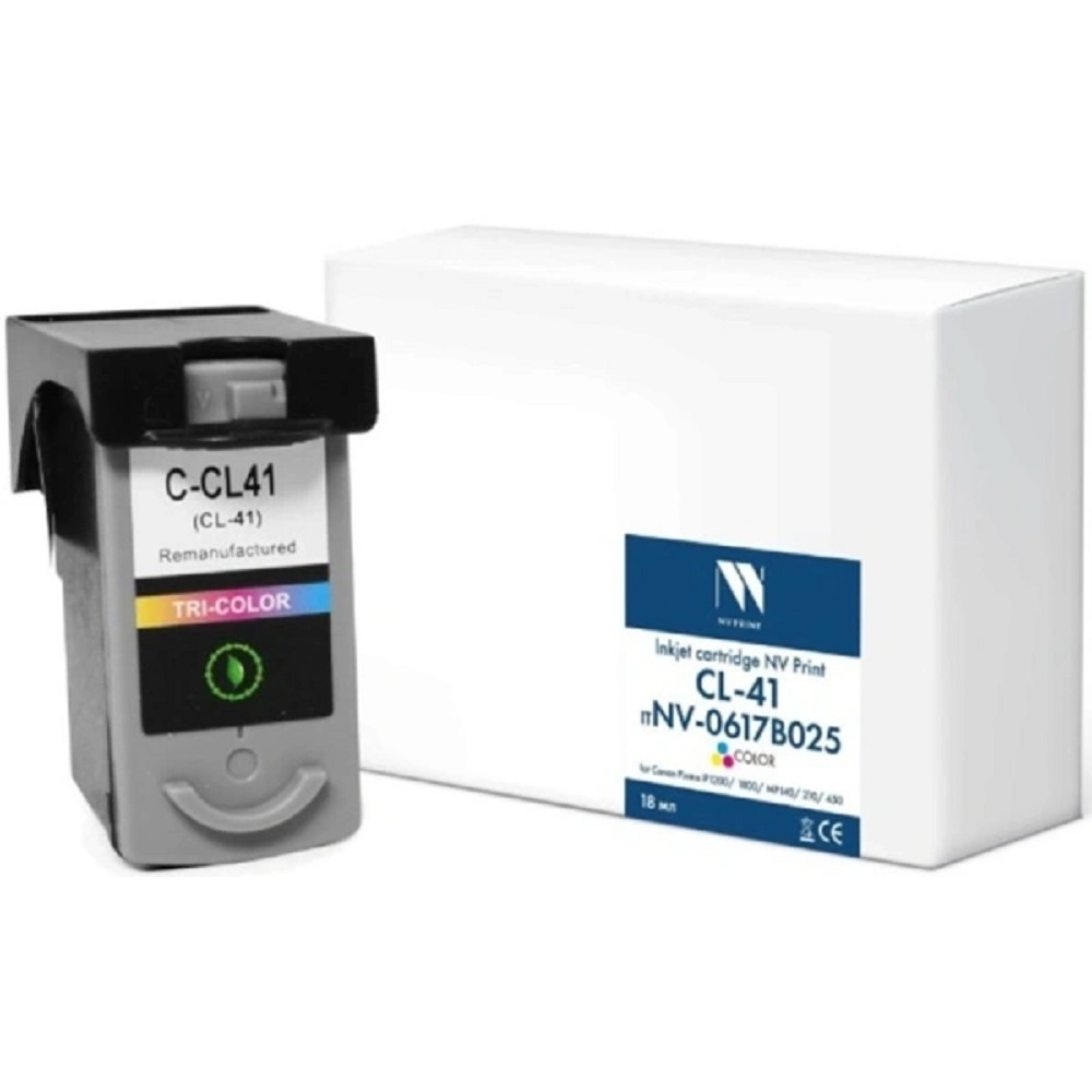 Картридж струйный NVPrint CL-41 (NV- 0617B025) Color для Canon Pixma iP1200/1800 MP140/210/450 (18 мл) совместимый