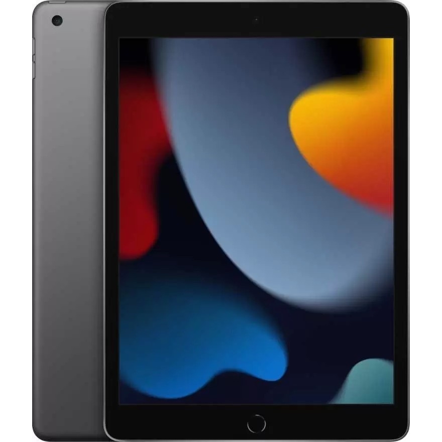 Планшет Apple iPad 2021 A2603 A13 Bionic 6С RAM3Gb ROM64Gb 10.2" IPS 2160x1620 4G iOS серый космос 8Mpix 12Mpix BT WiFi 9hr