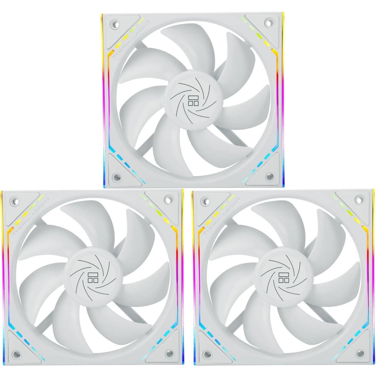 Thermalright Комплект вентиляторов (3 шт.) TL-M12W X3 (Pack of 3) / ARGB / 120mm PWM / TRTLM12W.3P