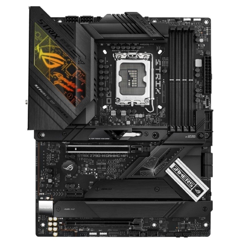 Материнская плата Asus ROG STRIX Z790-H GAMING WIFI Soc-1700 Intel Z790 4xDDR5 ATX AC`97 8ch(7.1) 2.5Gg RAID+HDMI+DP