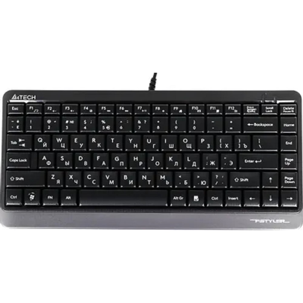 Поврежденная упаковка Клавиатура A4Tech Fstyler FK11 черный/серый USB slim