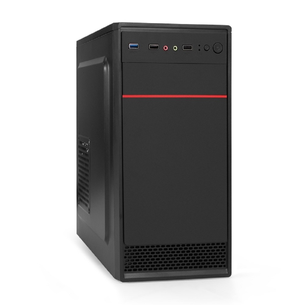 Exegate EX295155RUS Корпус Minitower ExeGate MA-401-XP350 (mATX, БП XP350 с вент. 12см, 2*USB+1*USB3.0, аудио, черный)