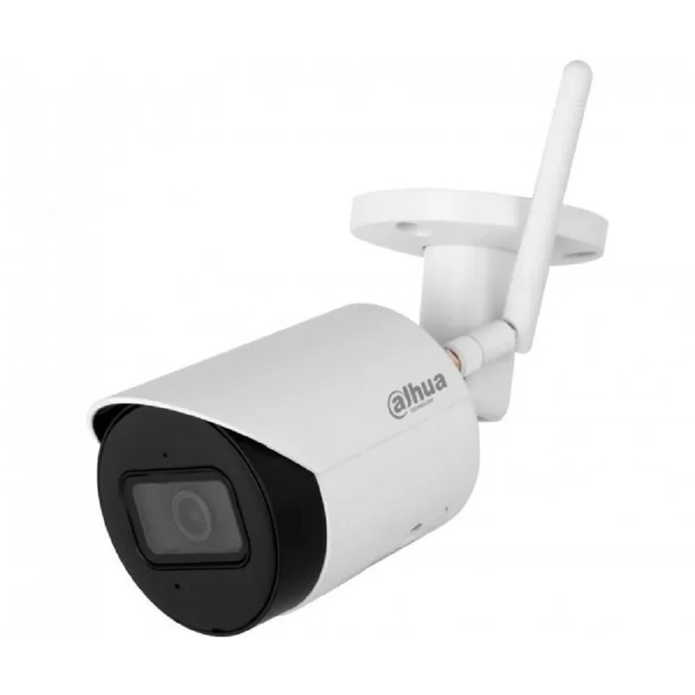 DAHUA DH-IPC-HFW1430DS1P-SAW-0280B Уличная цилиндрическая IP-видеокамера 4Мп с Wi-Fi, 1/3” CMOS, объектив 2.8мм, обнаружение людей, ИК 30м, микрофон, IP67