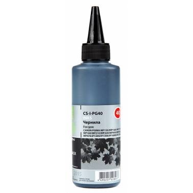 Cactus PG-40 Чернила для Canon Pixma MP150/MP160/MP170/MP180/MP210/MP220, чёрный, 100 мл.