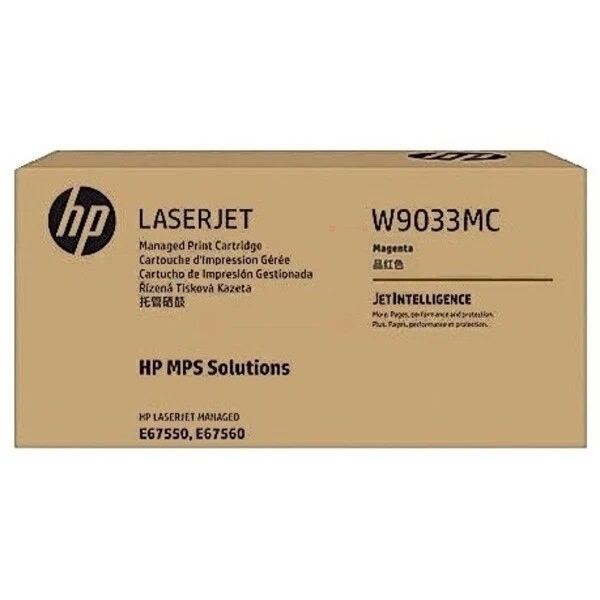 Картридж лазерный HP W9033MC, для HP Color LaserJet Managed MFP E67550/E67560/E67660, пурпурный, 28000 стр.