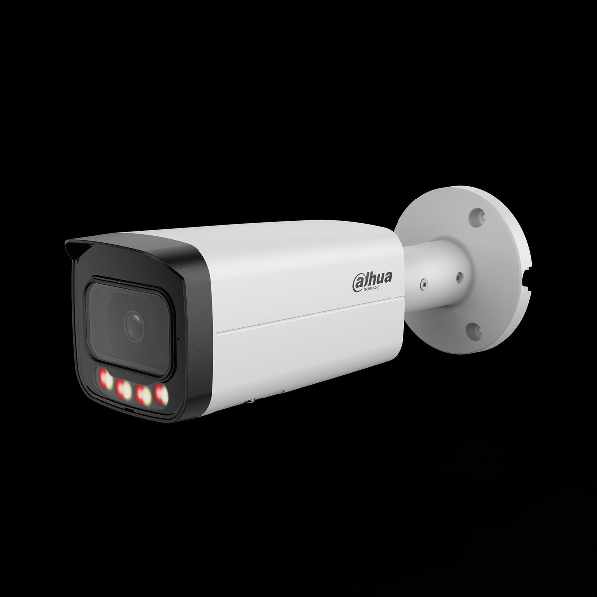 DAHUA DH-IPC-HFW21249TP-AS-IL-0360B Уличная цилиндрическая IP-видеокамера 12Мп; 1/2.5” CMOS; объектив 3.6мм; видеоаналитика: SMD Plus тревожные ИК 30м, LED 30м IP67 металл