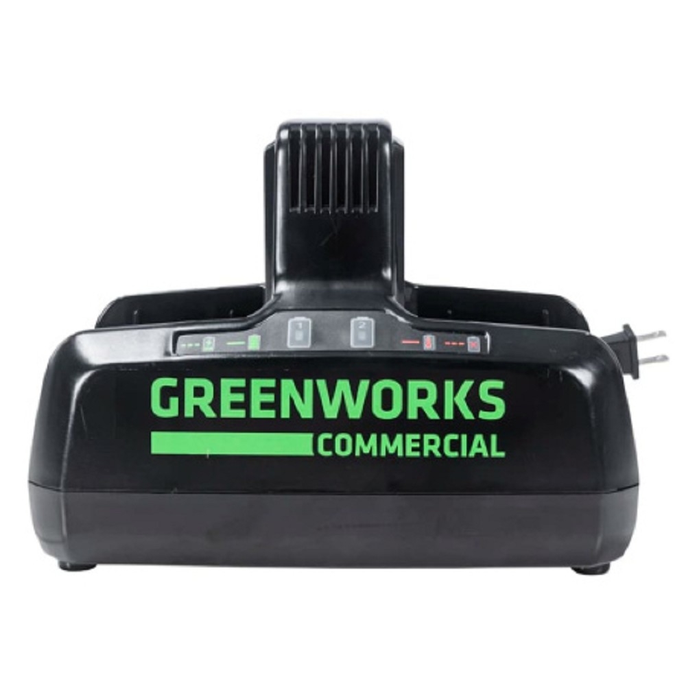 Greenworks Быстрое зарядное устройство для 2-х аккумуляторов Greenworks G82C2, 82V [2939007]