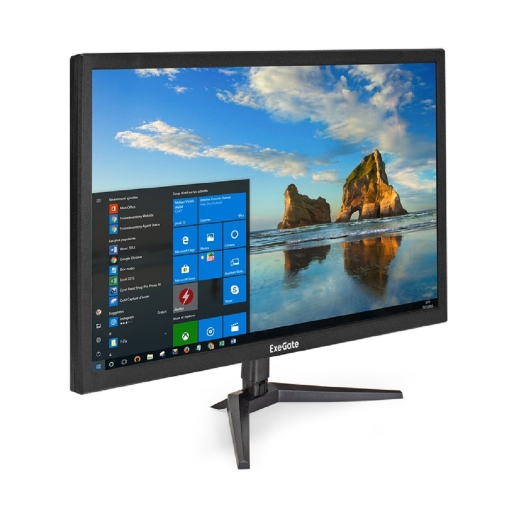 Повреждение упаковки LCD ExeGate 23.8" EB2400A черный {VA 1920x1080 75Hz 5ms 16:9 200cd 3000:1 170/160 D-Sub HDMI VESA регулировка наклона} [EX297377RUS]