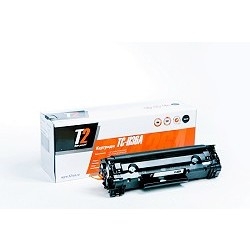 Картридж лазерный T2 CB436A TC-H36A CB436A черный (2000стр.) для HP LJ M1120/M1120n/M1522n/M1522nf/P1505/P1505n с чипом Canon LBP3250