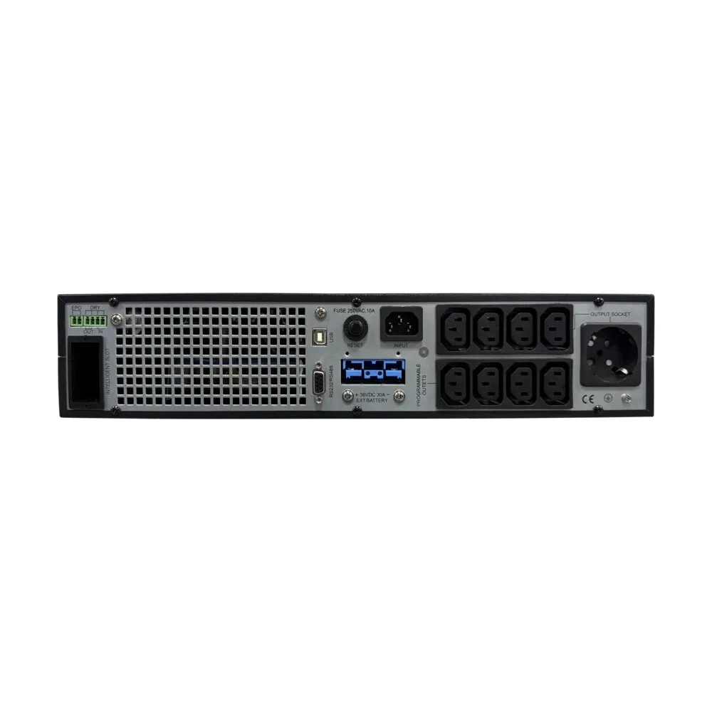 SYSTEME ELECTRIC Smart-Save SRTSE 2 SRTSE1000RTXLIG2 {1000 ВА/Вт, 2U, 8 C13+1 Schuko, USB, RS-232, сухие контакты}