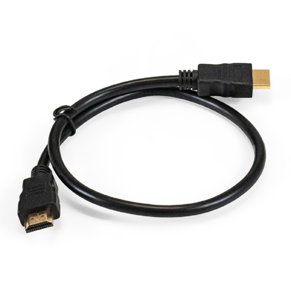 Exegate EX294682RUS Кабель HDMI ExeGate EX-CC-HDMI-0.5 (19M/19M, 0,5м, v1.4b, позолоченные контакты)