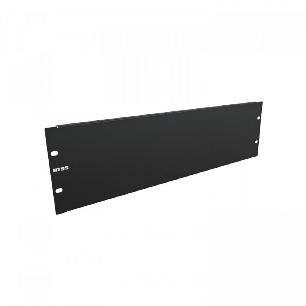 NTSS Панель 3U заглушка NTSS, крепление 19 3U, черный RAL 9005 NTSS-FUB-3U-BL