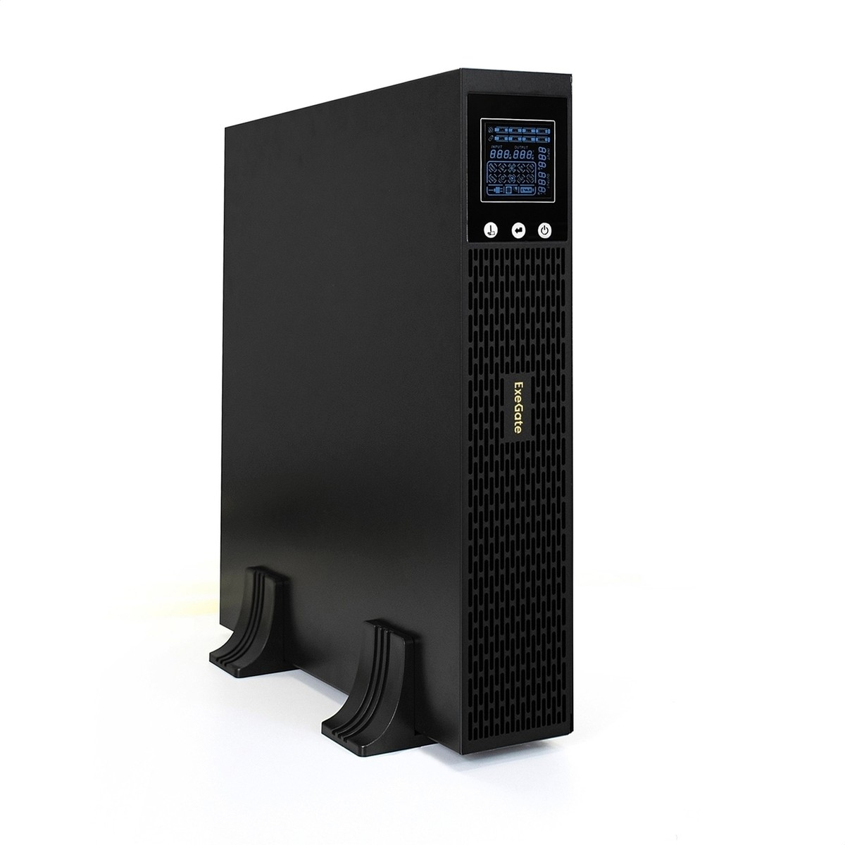 Exegate EX293051RUS ИБП Pure Sine Wave ExeGate SinePower UHB-1000.LCD.AVR.1SH.4C13.RJ.USB.2U <1000VA/800W, LCD, AVR, 1*Schuko+4*C13, RJ45/11, USB, Rackmount 2U/Tower, металлический корпус, Black>