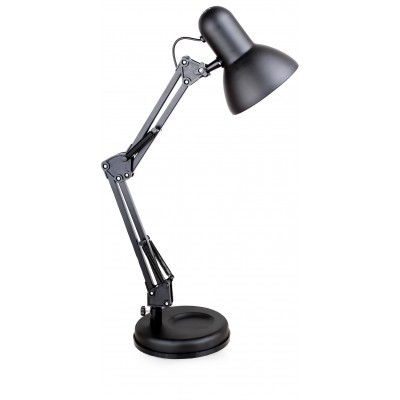 Camelion KD-313  C02 черный (Светильник настольный,230V 40...60W, E27)