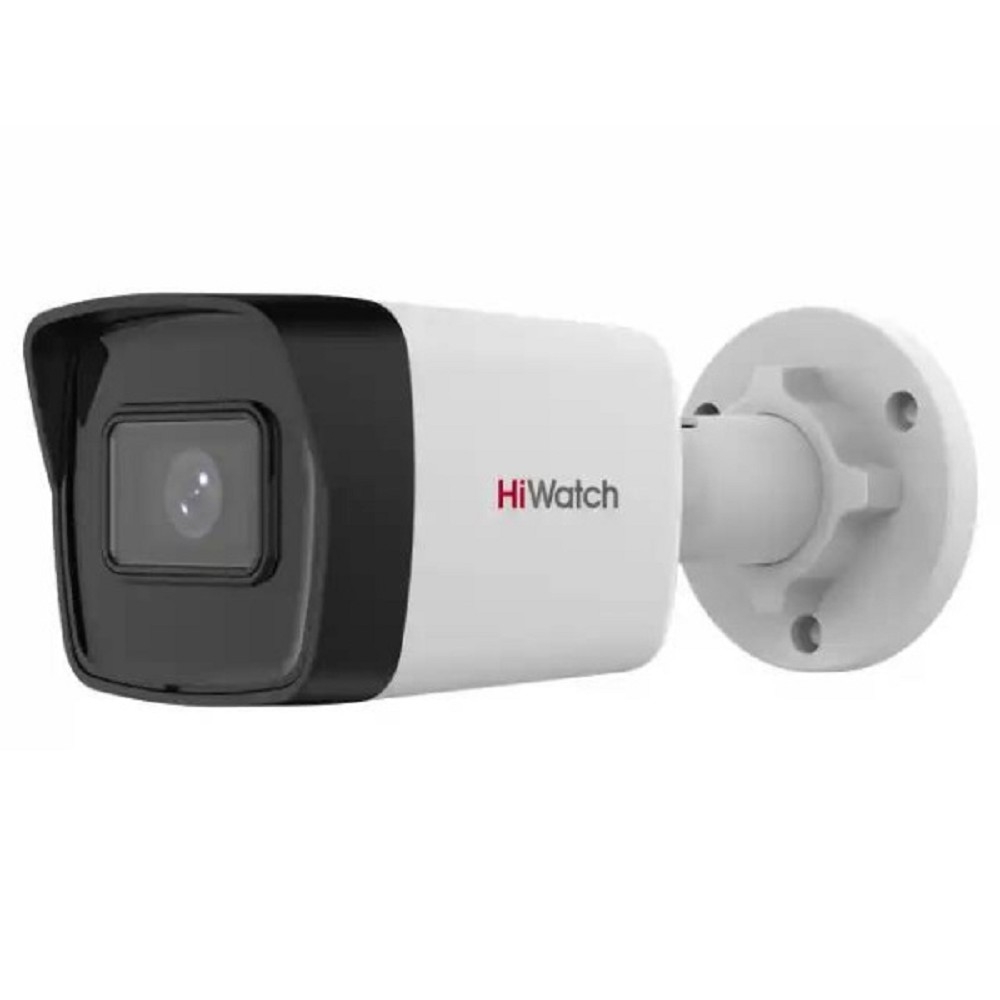 HiWatch IPC-B040 (2.8mm) IP Камера, цилиндрическая 2K CMOS PoE 2560х1440 H.265; H.264; MJPEG встроенный микрофон 1/2,8" ip67