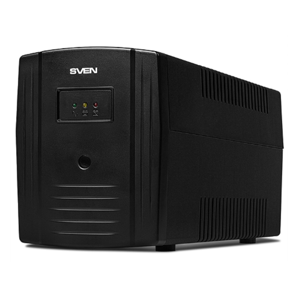 ИБП SVEN Pro 1000 (USB) Line-interactive 1000VA/720W (3×CEE7/4, USB, аппроксимированная синусоида)(SV-013868)