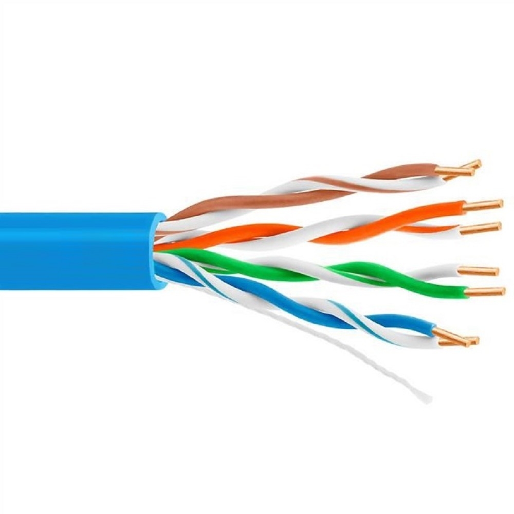 5bites Кабель US5505-305A-BL витая пара UTP / SOLID / 5E / 24AWG / CCA / PVC / BLUE / 305M