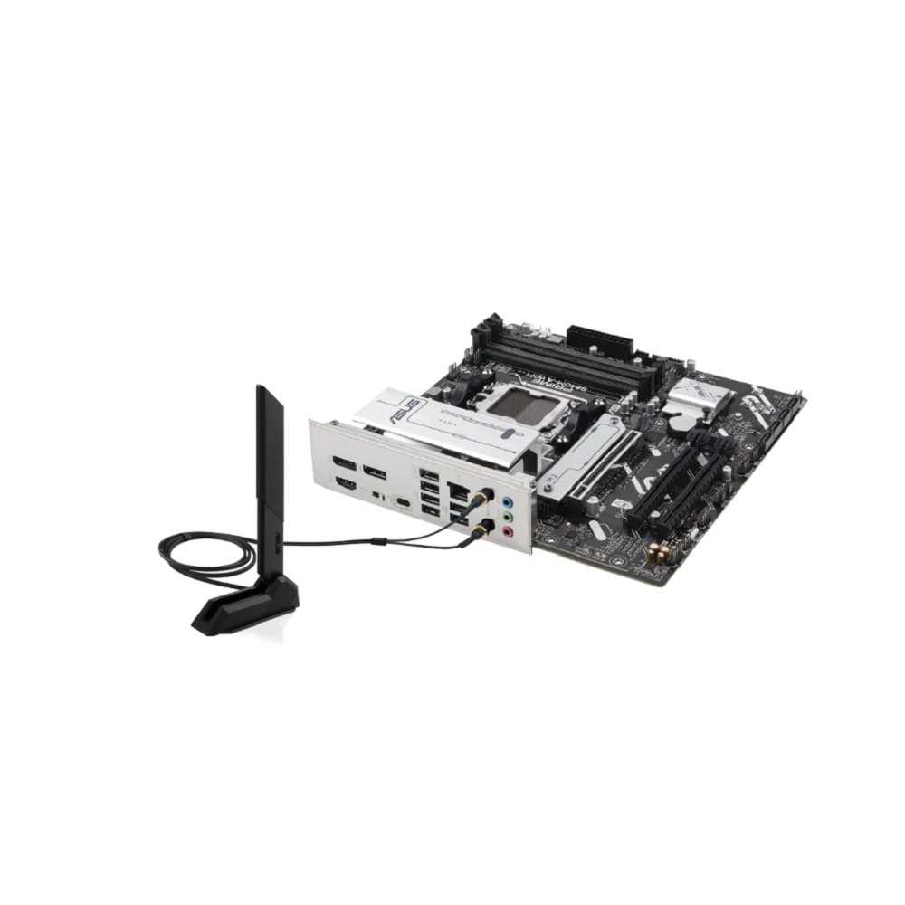 ASUS PRIME B840M-A WIFI (Socket AM5, mATX, 4xDDR5(192GB), 2xDP/HDMI, 1xPCIe 4.0x16/2xPCIe 3.0x16, 1xLAN (2.5GbE), Wi-Fi, BT, 4xSATA 6Gb/s, 3xM.2, 1xType-C, 2xUSB 3.2, 4xUSB 2.0)
