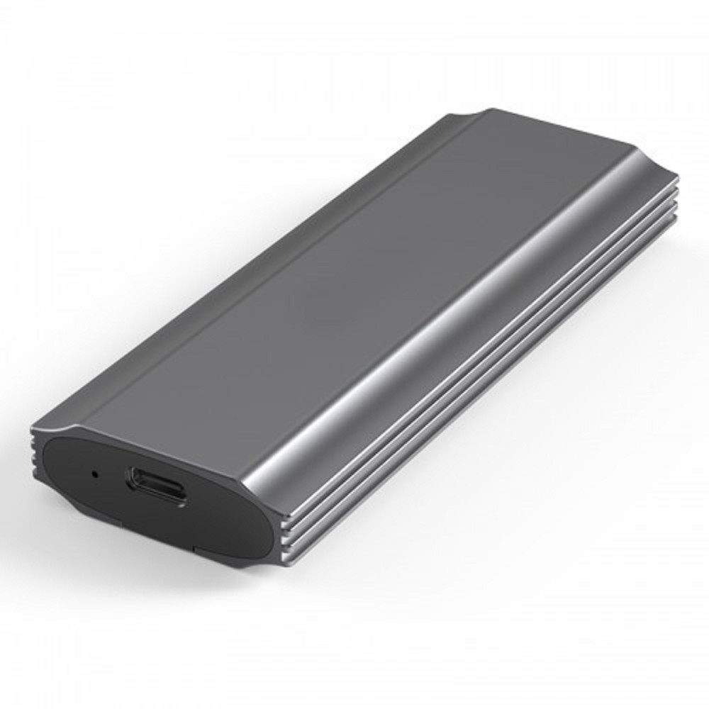 Внешний корпус для SSD KS-is KS-571 M.2 2280 NVMe, USB 3.1, металл, серебристый, KS-571