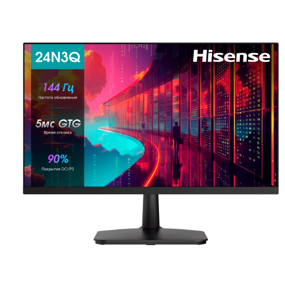 LCD Hisense 23.8" 24N3Q {IPS 1920x1080 144Hz D-Sub HDMI black}