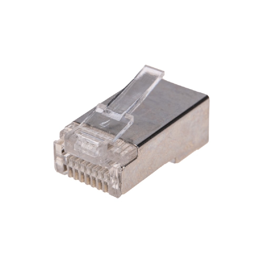 Rexant (05-1019) Разъем сквозной RJ-45(8P8C) под витую пару, FTP, CAT 5e (Упаковка 100 шт)