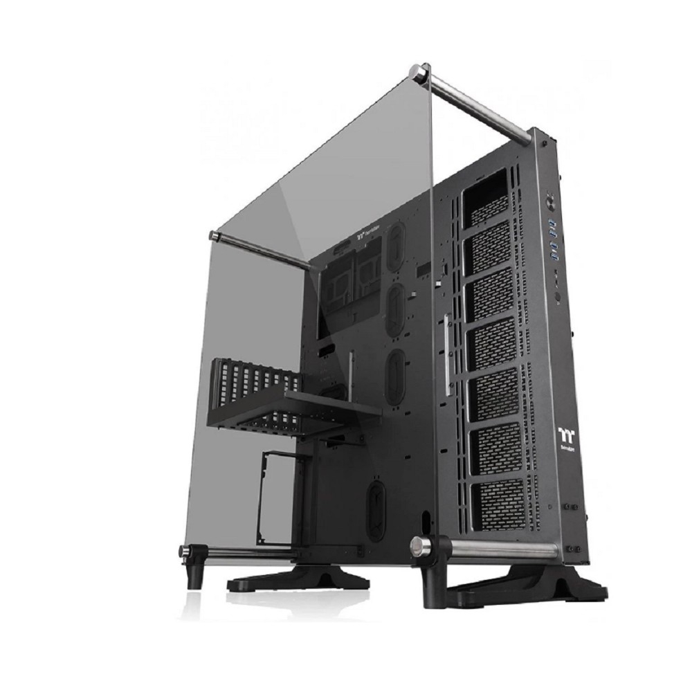 Корпус Thermaltake Case Tt Core P5 TG Ti [CA-1E7-00M9WN-00]  ATX/ Wall Mount/ Titan / no PSU / Tempered Glass