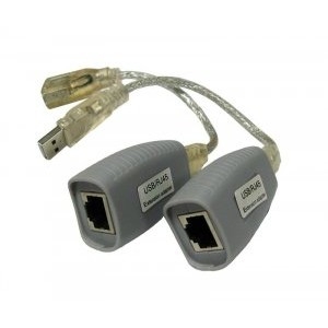 TA-U1/1+RA-U1/1 V1net. Удлинитель USB интерфейса. Расстояние прд. по кабелю витой пары(CAT5/5e/6) до 100м.