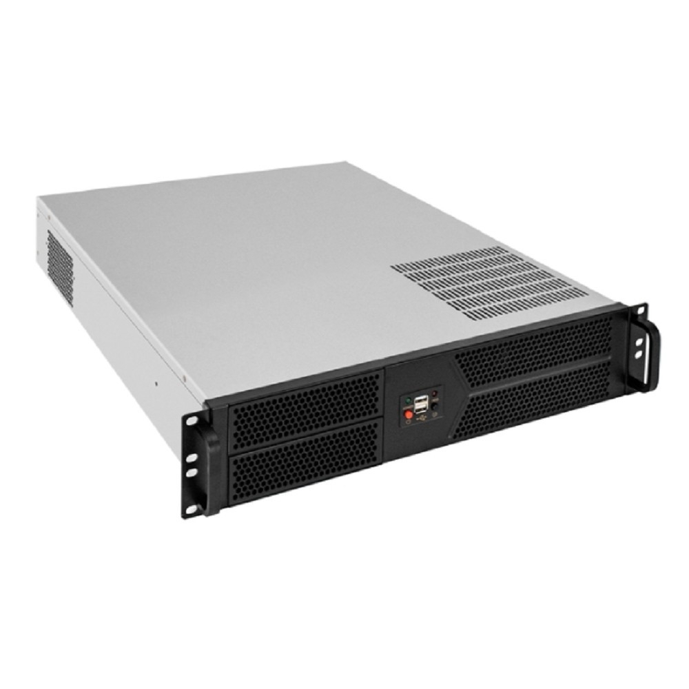 Exegate EX298448RUS Серверный корпус ExeGate Pro 2U550-04 <RM 19", высота 2U, глубина 550, БП 1000ADS, 2*USB>