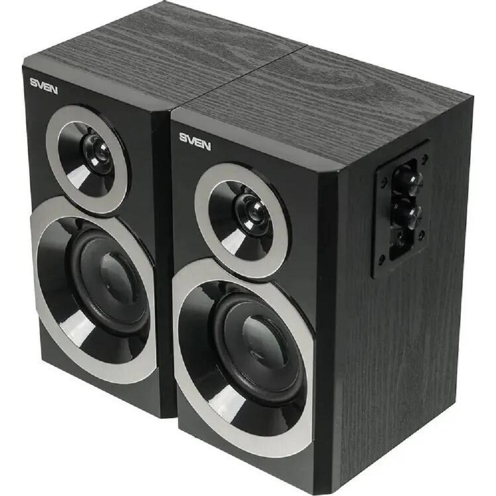 SVEN SPS-619, чёрный {акустическая система 2.0, мощность 2х10 Вт(RMS)}