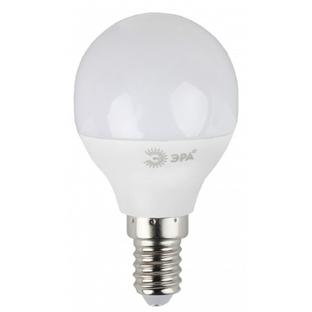 Лампа светодиодная 7 Вт E14 P45 4000К 560Лм матовая 170-265В шар ( LED P45-7W-840-E14 ) Б0020551 ЭРА