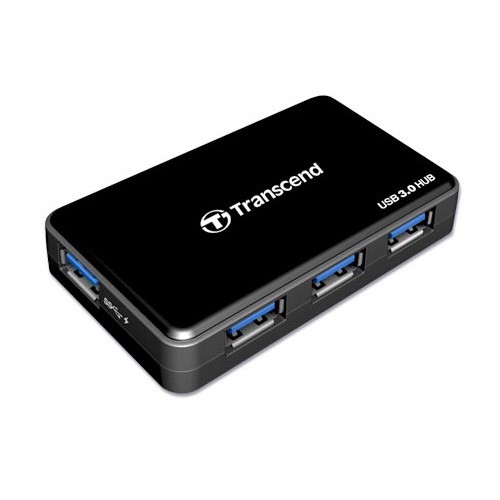 USB разветвитель Transcend TS-HUB3K, 4xUSB 3.0, черный (TS-HUB3K)