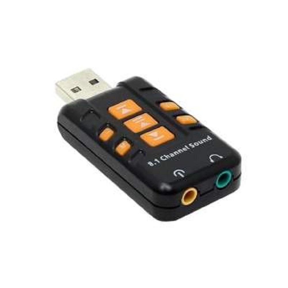 Адаптер ORIENT AU-01PL (Bl)USB адаптер для микрофона и наушников комбинированная расцветка (Черный)