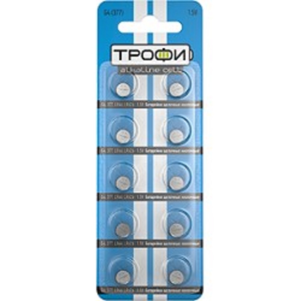 Трофи G4 (377) LR626, LR66 (200/1600/123200) (10 шт. в уп-ке)