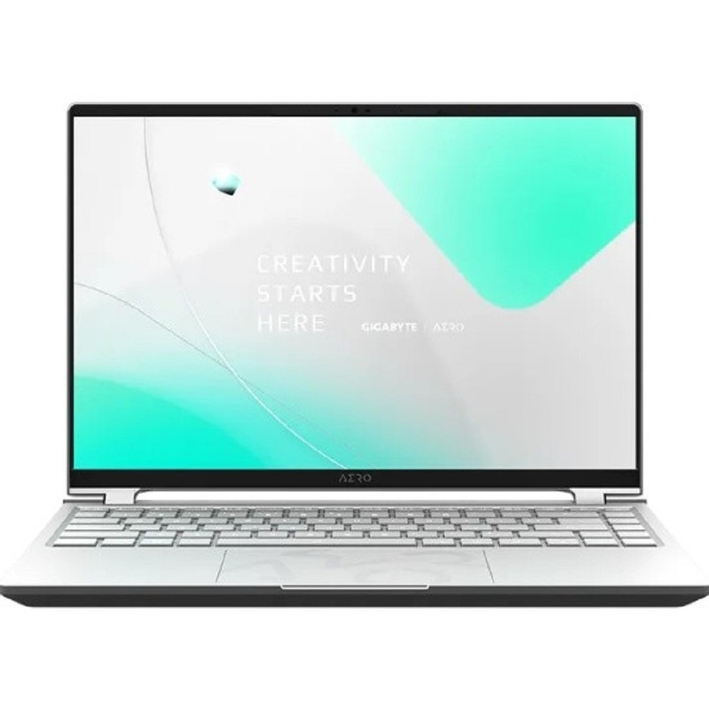 Ноутбук Gigabyte Aero 14 Core i7 13700H 16Gb SSD1Tb NVIDIA GeForce RTX4050 6Gb 14" OLED QHD+ (2880x1800) без ОС silver WiFi BT Cam (BMF-72KZBB4SD)