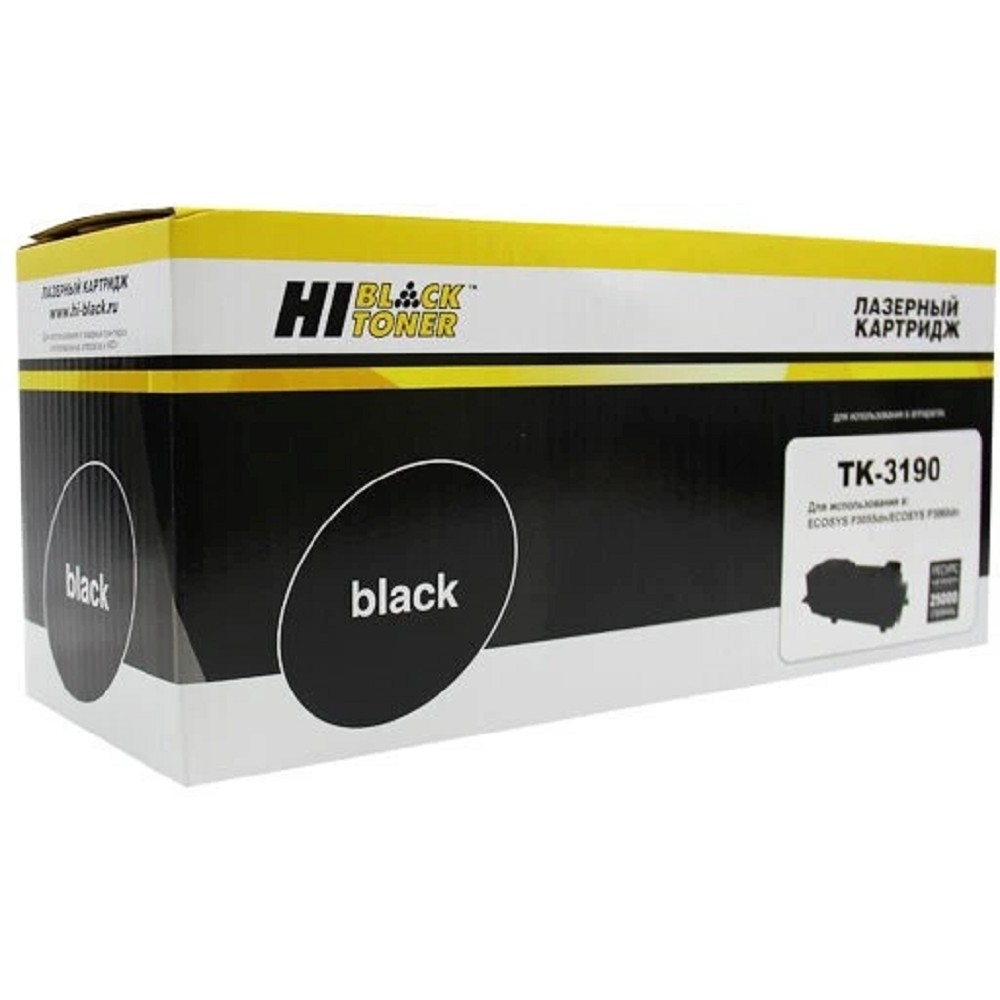 Hi-Black TK-3190 Картридж для Kyocera-Mita P3055dn/P3060dn, 25K (с чипом)